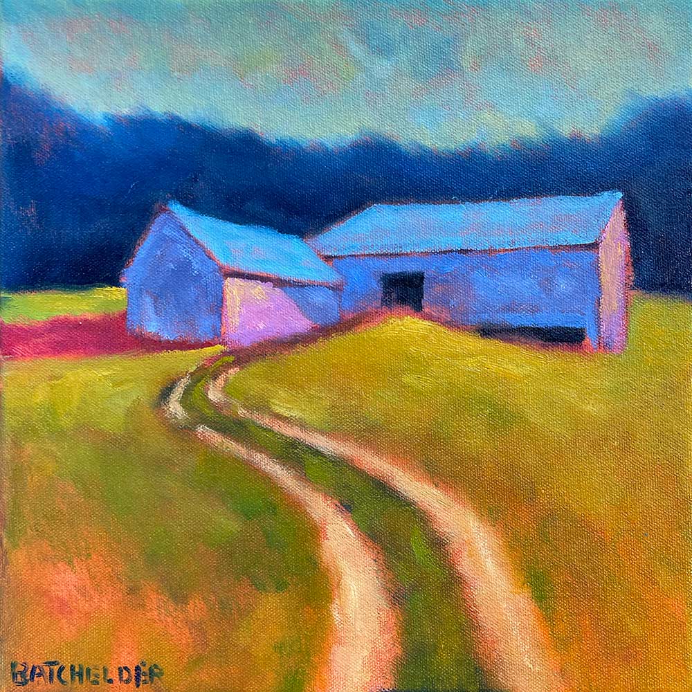 "Country Road" Framed Study