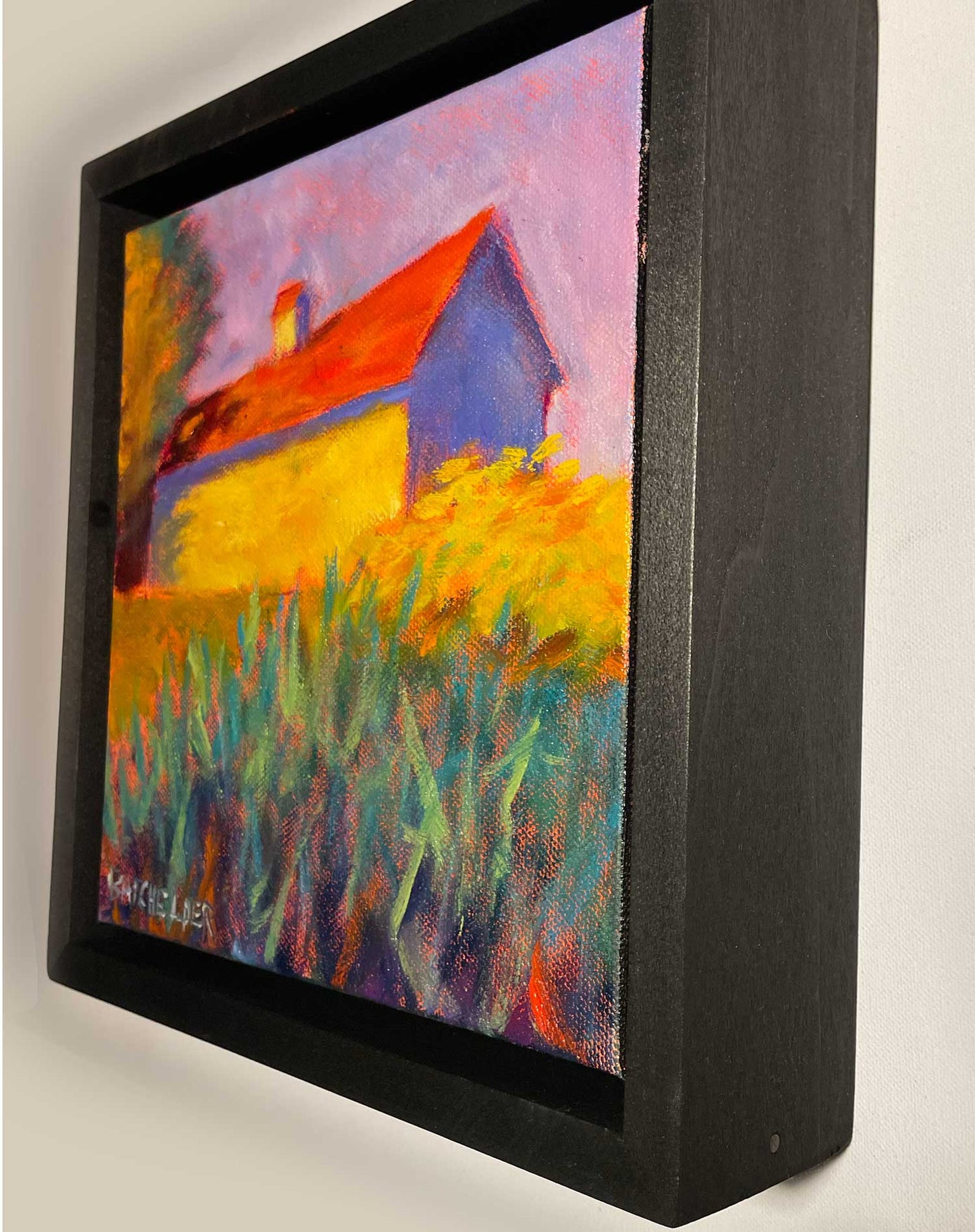 "Mid August" original framed oil