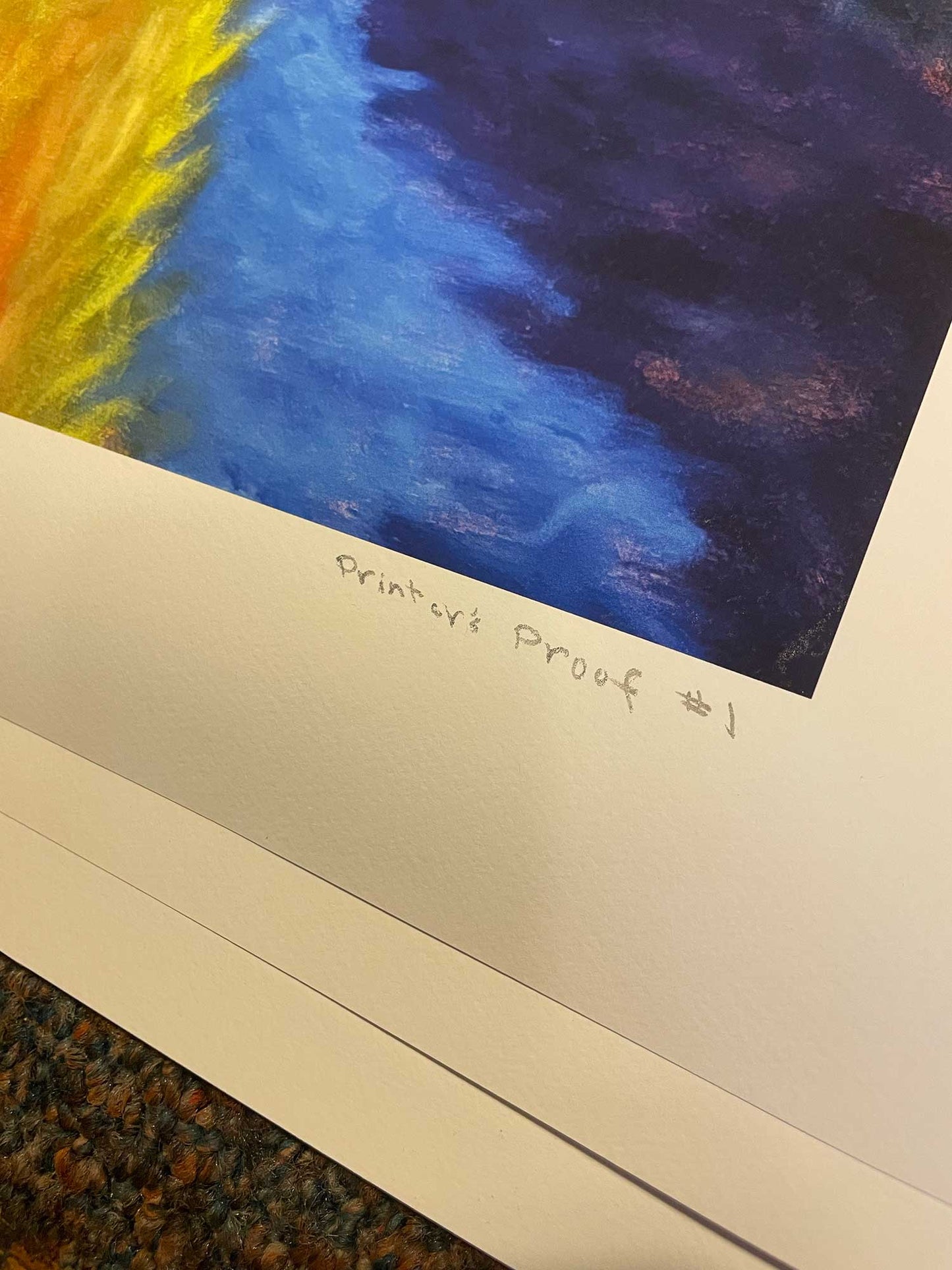 "Sea Creek" Printer's Proofs 36" x 36"