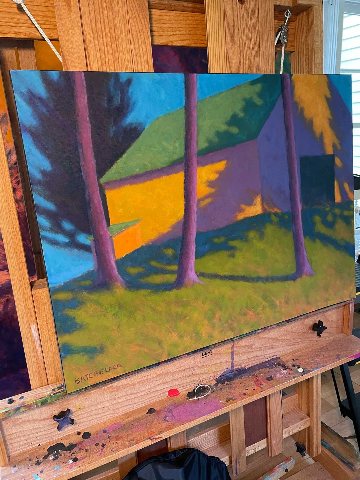 "Oak Grove" oil on canvas