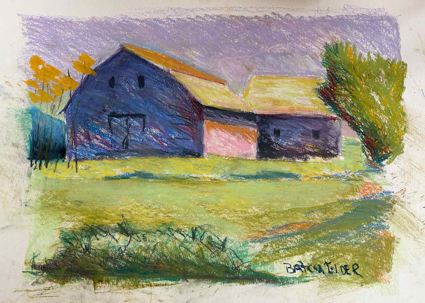Pastel Study for "Northeast Kingdom"