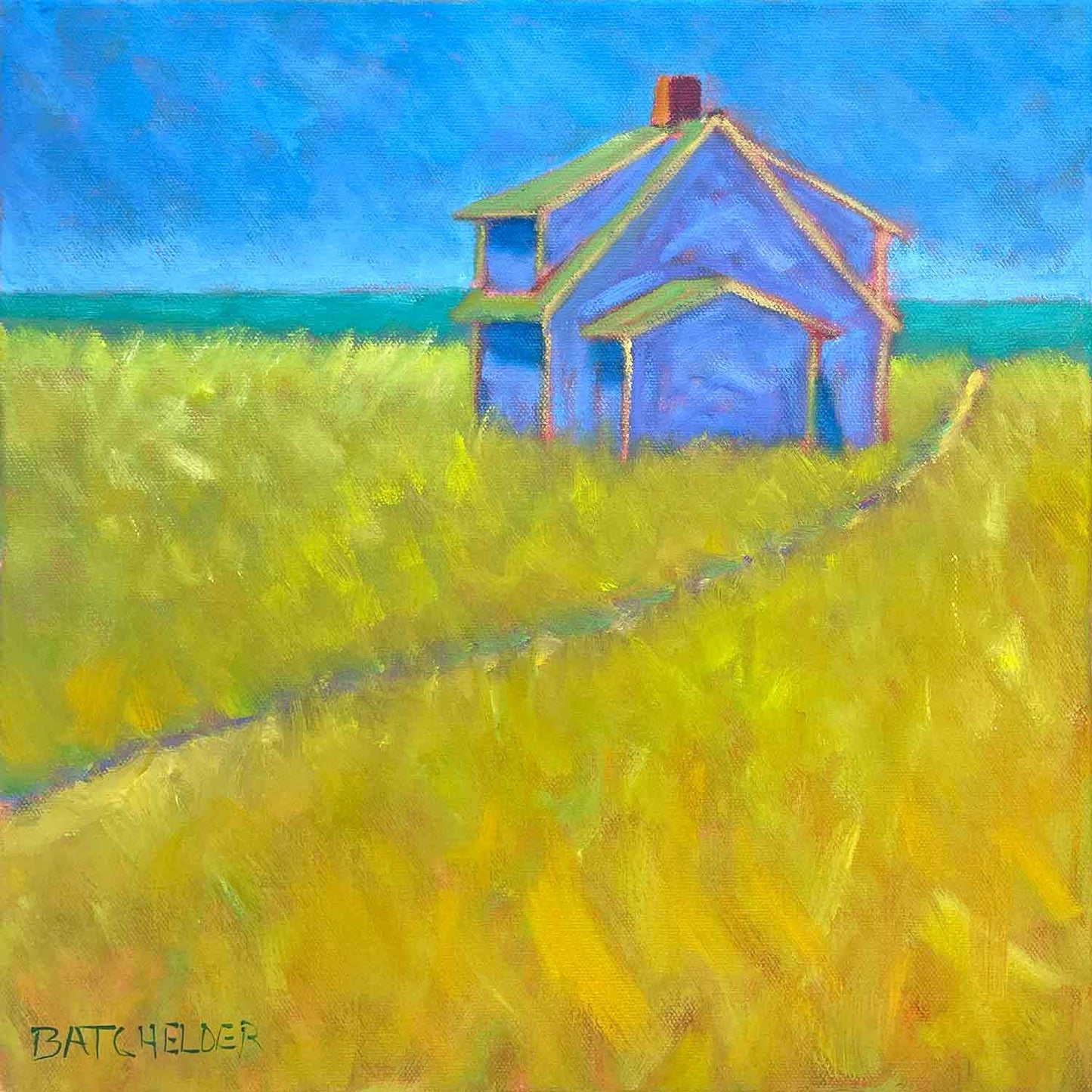 "Shoreside Cottage" Print