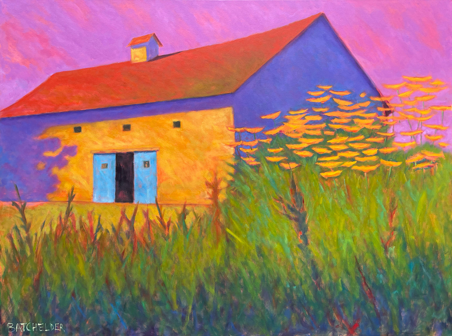 "Summer Garden" oil on canvas