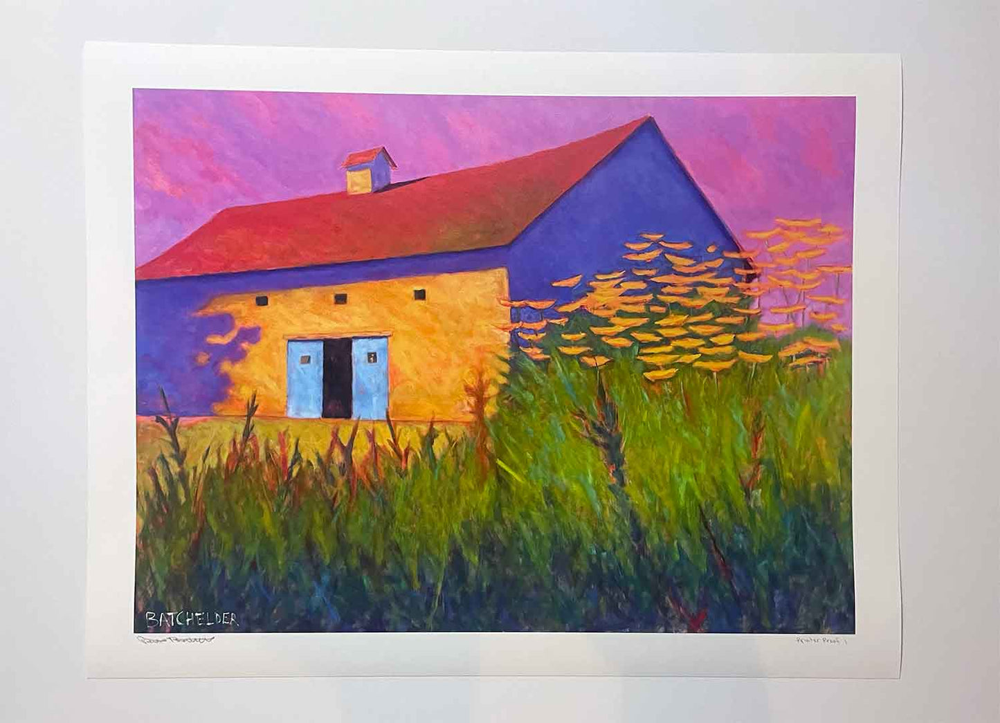 "Summer Garden" 22.5 x 30 "proof 1"