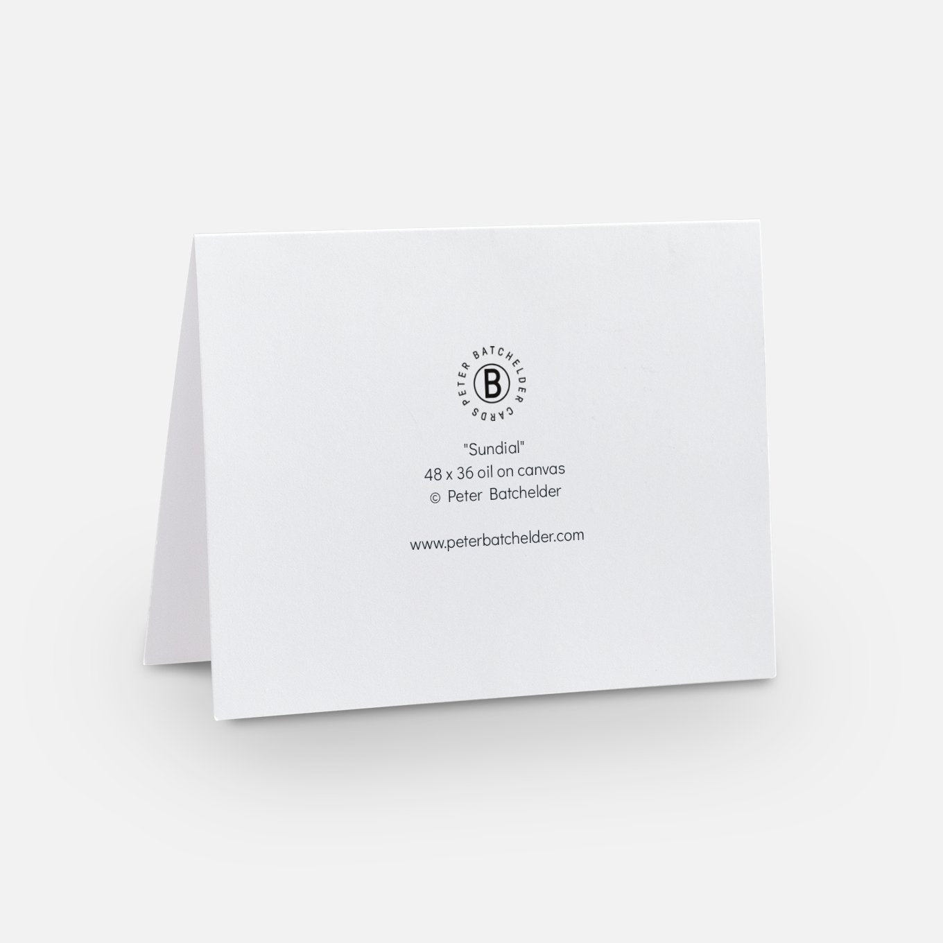 "Sundial" Note Card