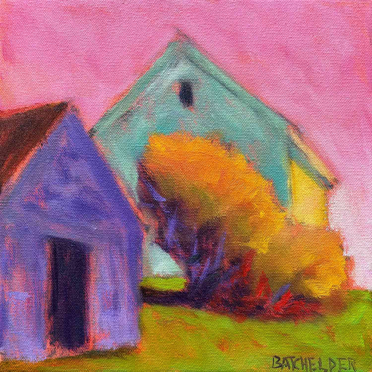 "Turquoise and Rose (study)"