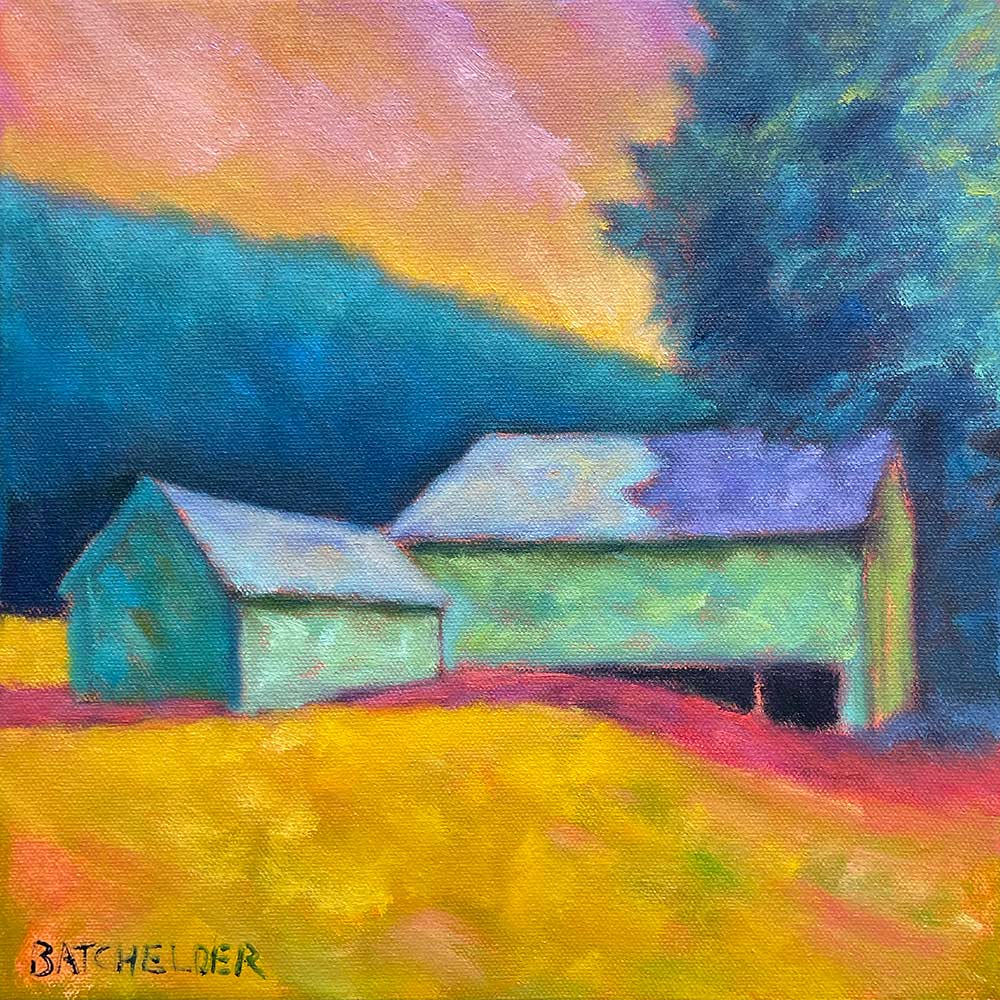 Valley Dusk Original Oil