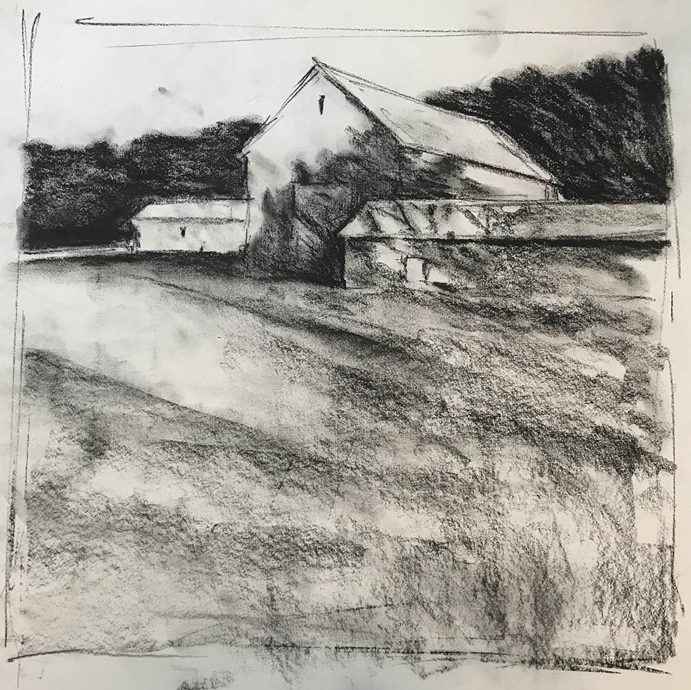 Charcoal Study Untitled #4