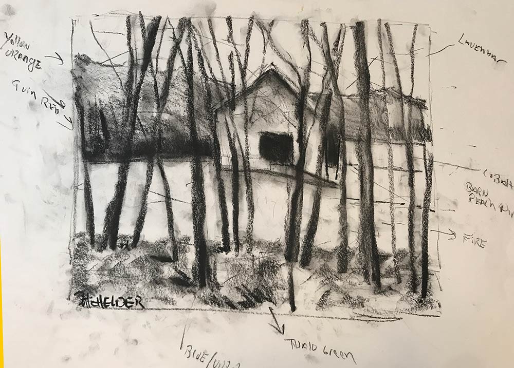 Charcoal Study Untitled #5