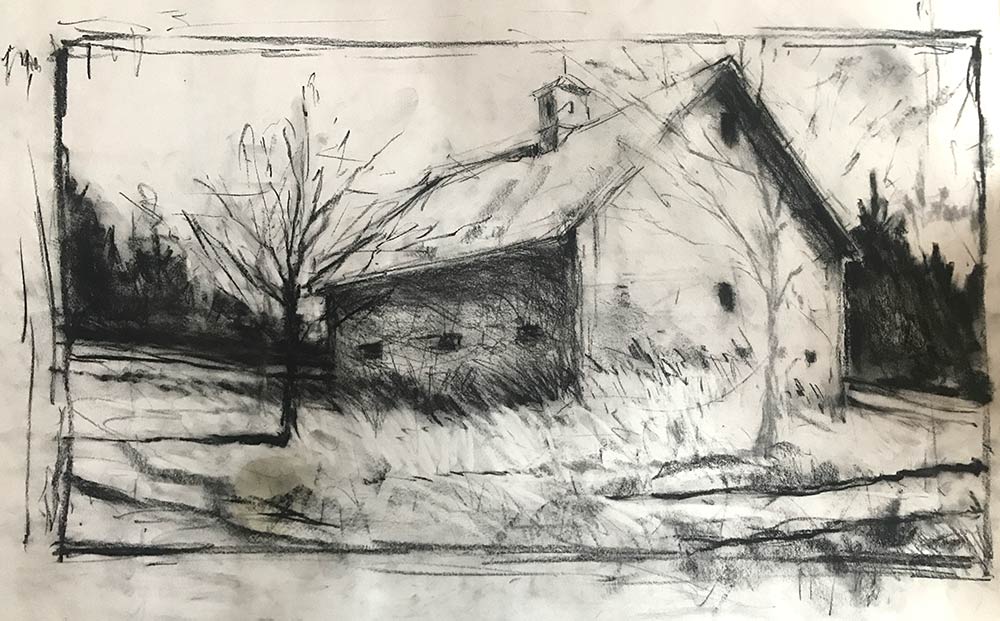 Charcoal study #8