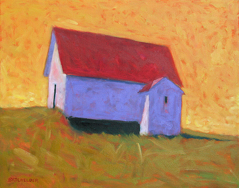 "Green Field" oil on canvas