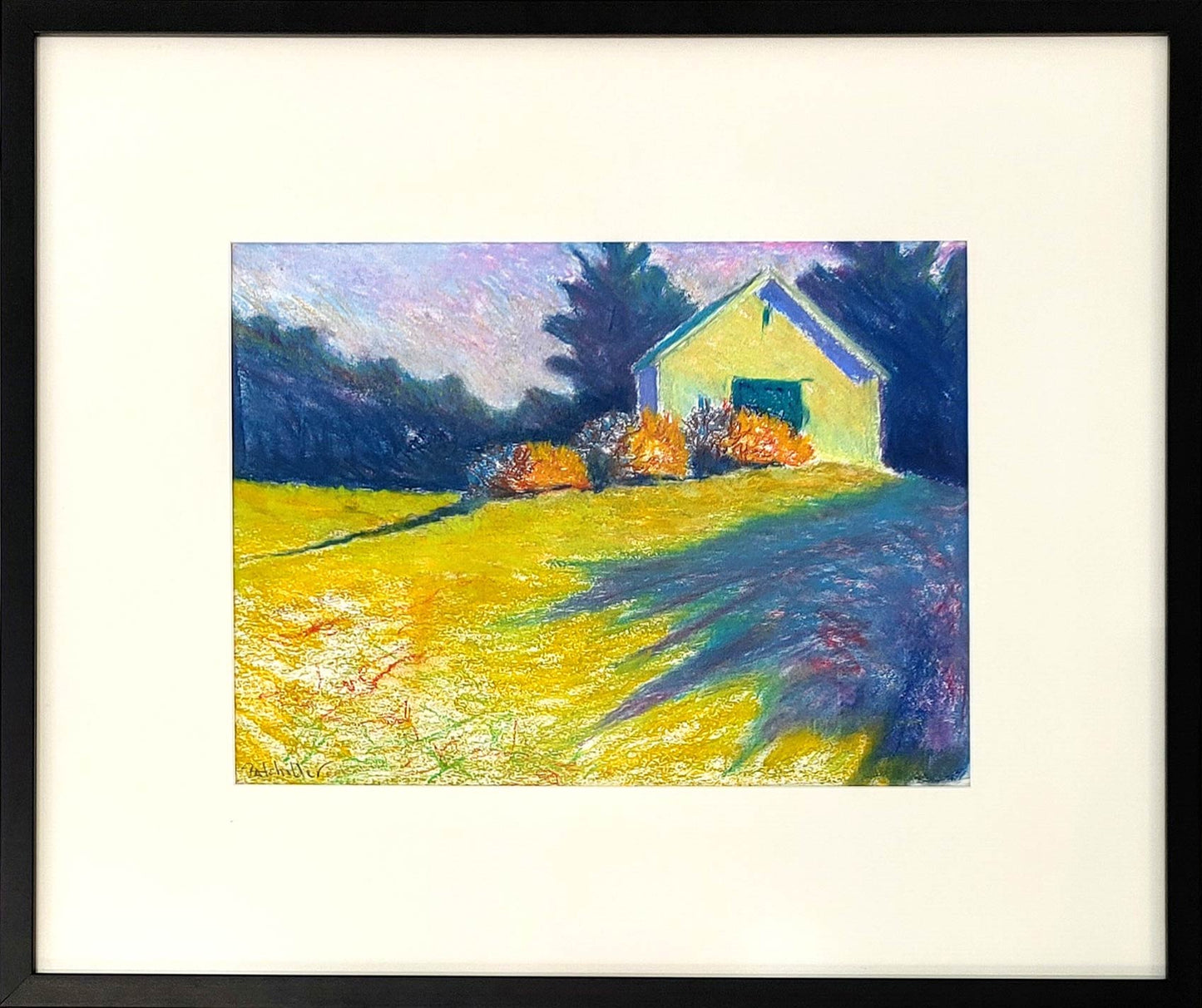 "Low Meadow (pastel study)"