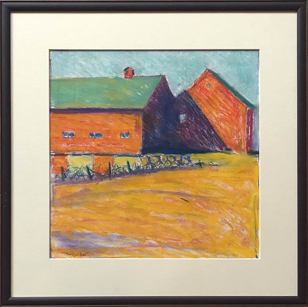 "Stone Ramp" pastel study