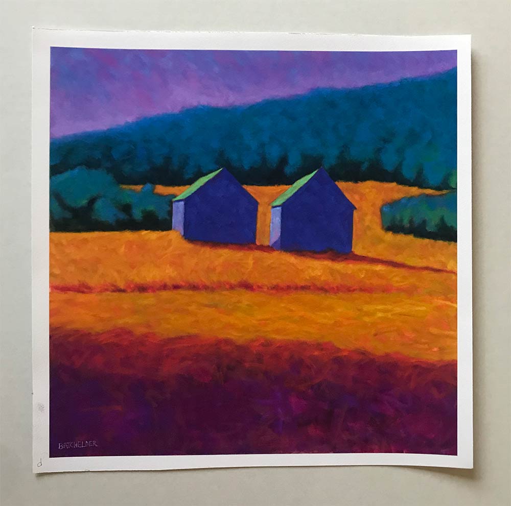 "Lowland Clearing" printer's proof