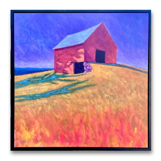 "Calm Sea" Framed Canvas Print