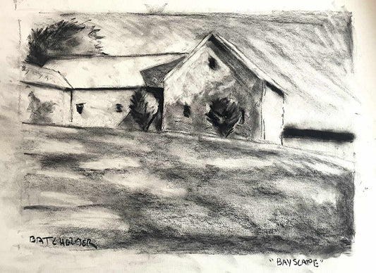 Charcoal Study for "Bayscape"