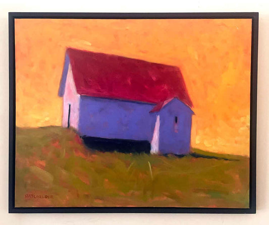 "Green Field" oil on canvas