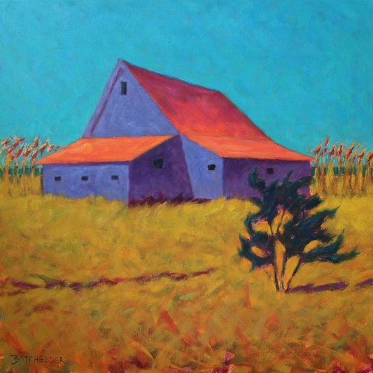 "Marsh Grass" oil on canvas