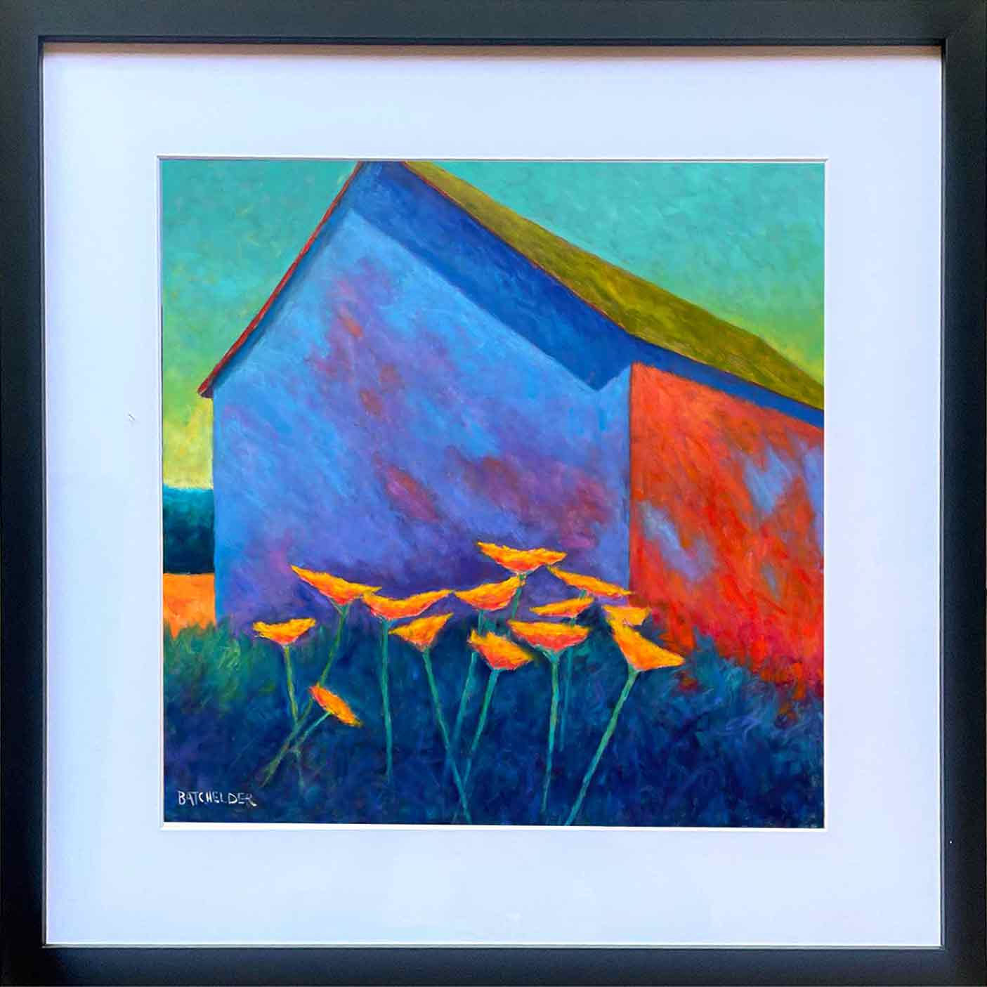 "Opal" framed print