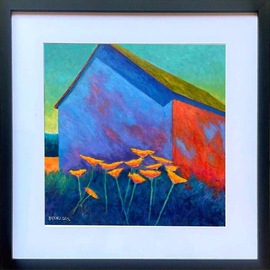 "Opal" framed print