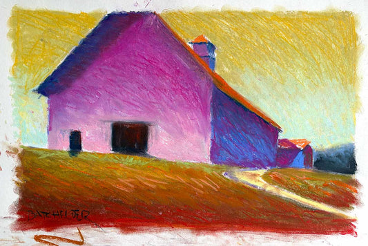 Pastel Study for "Rose Barn"