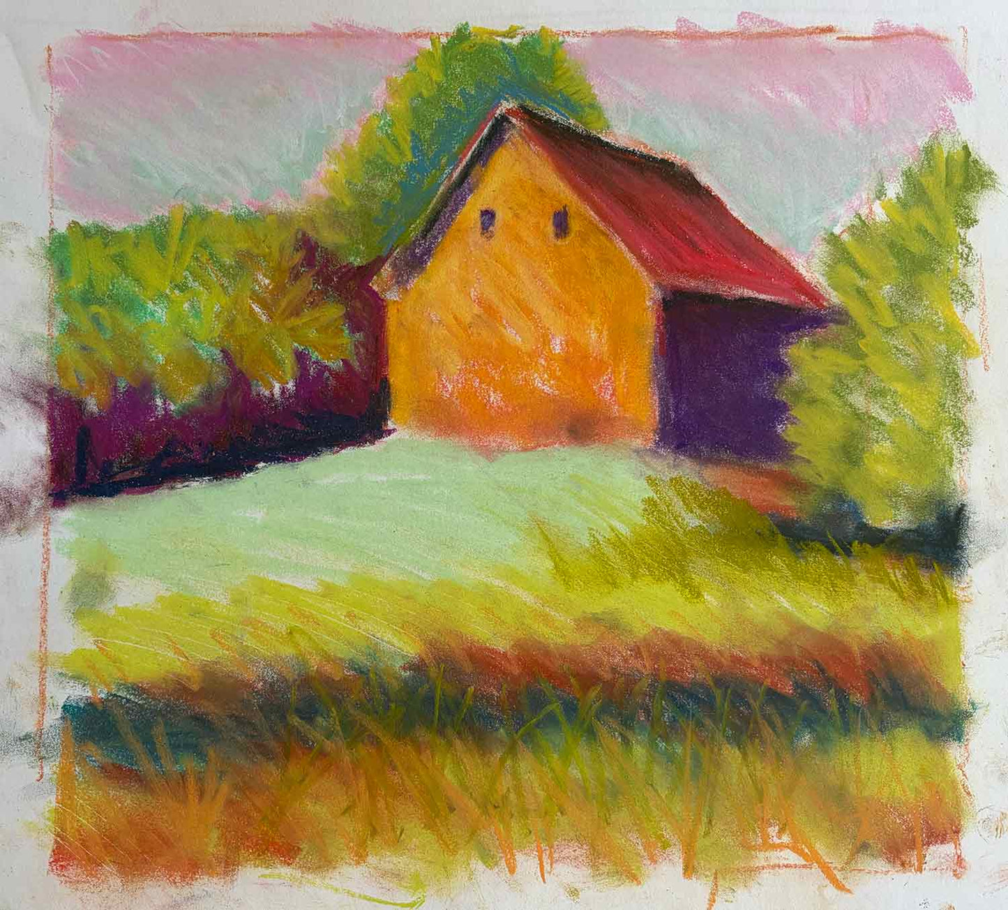 Pastel Study for "Springtime"