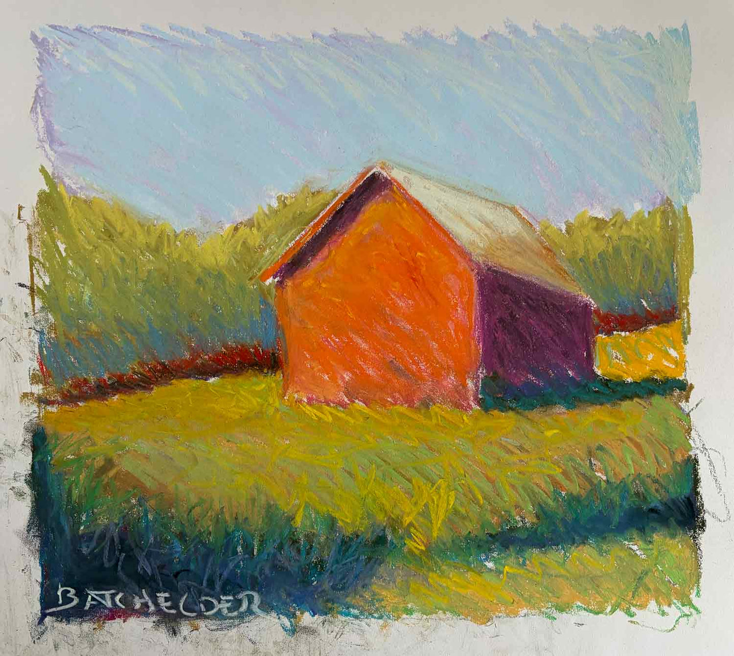 Pastel Study for "Tucked Away"