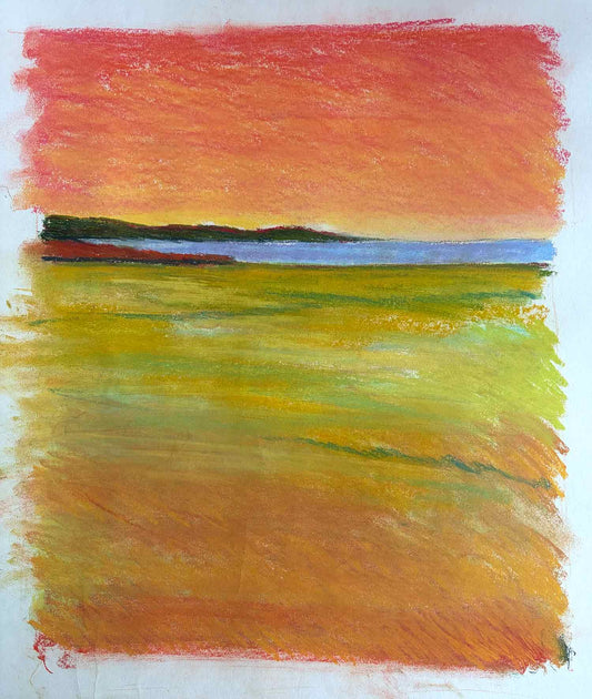 Pastel Study for "View to South Beach #2"