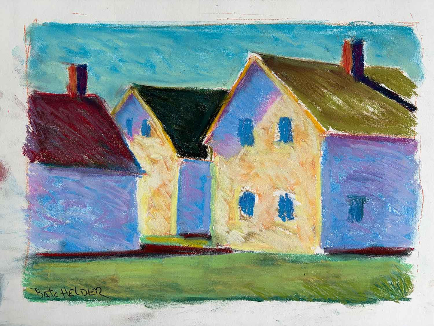 Pastel Study for "Seaside Light"
