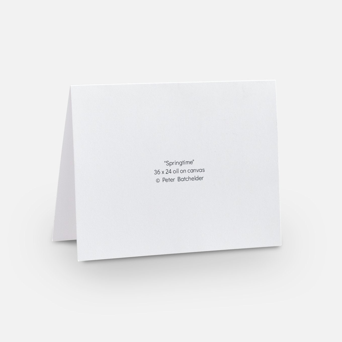 "Springtime" Note Card
