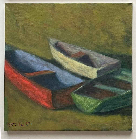 Boat Series : "Unnamed Oil Sketch #3"