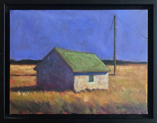"Marsh Cottage" original oil on canvas