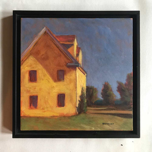 "Ocean House" framed original oil on canvas